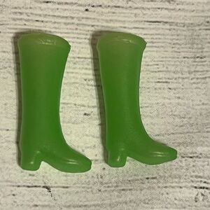 Vintage 1970s‎ Barbie Boots – Light Green